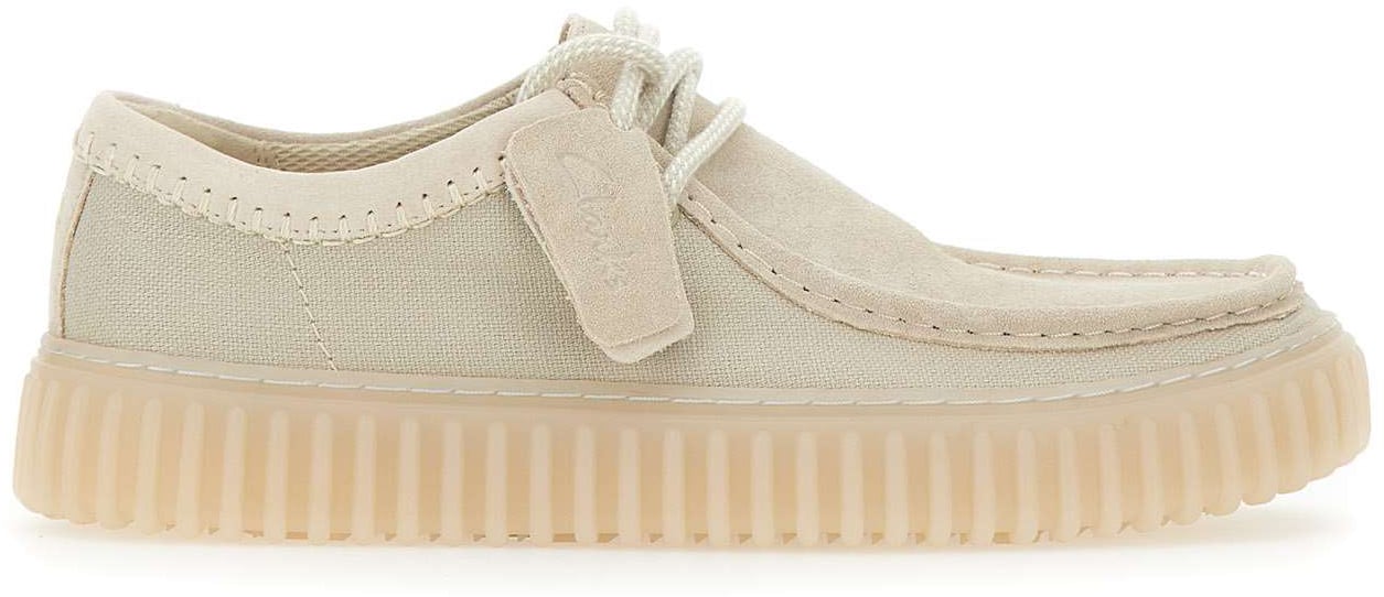 Clarks Original Flat Shoes White Wit