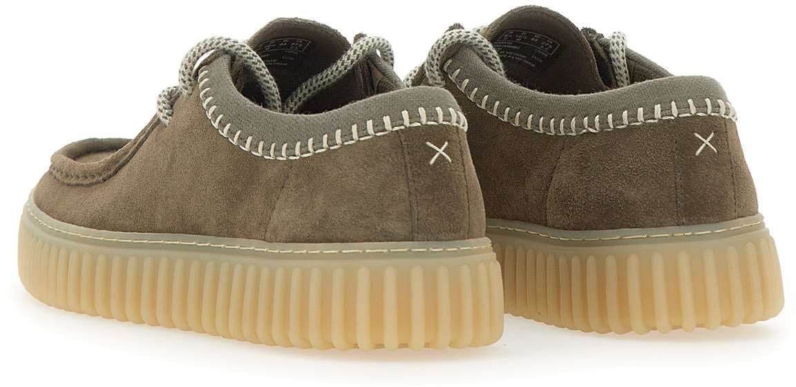 Clarks Original Flat Shoes Green Groen