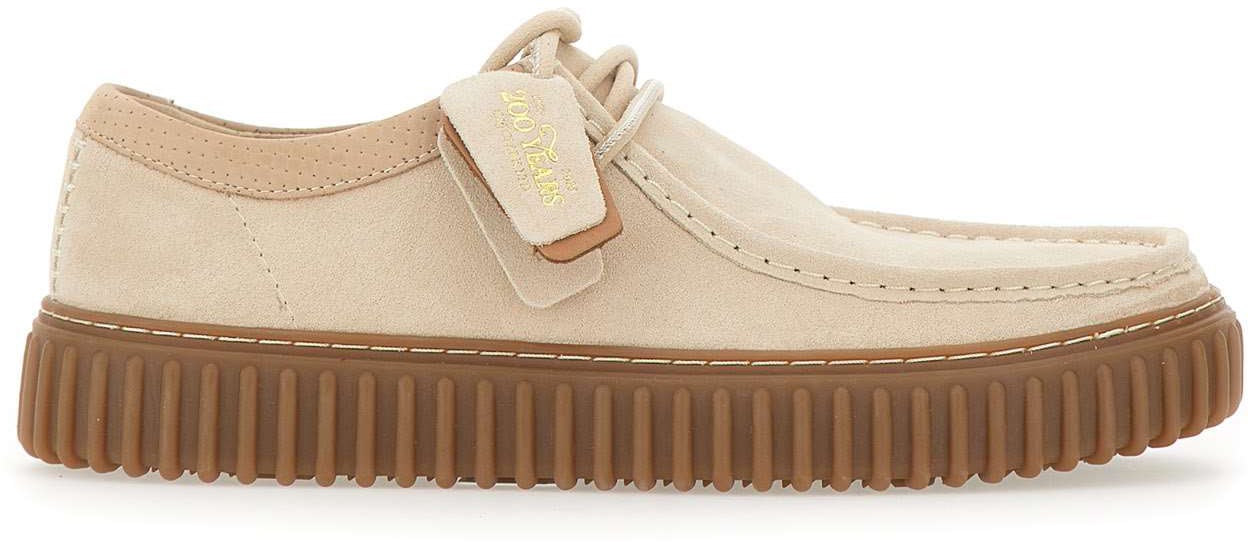 Clarks Original Flat Shoes Beige Beige