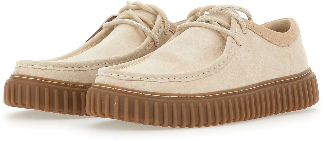 Clarks Original Flat Shoes Beige Beige
