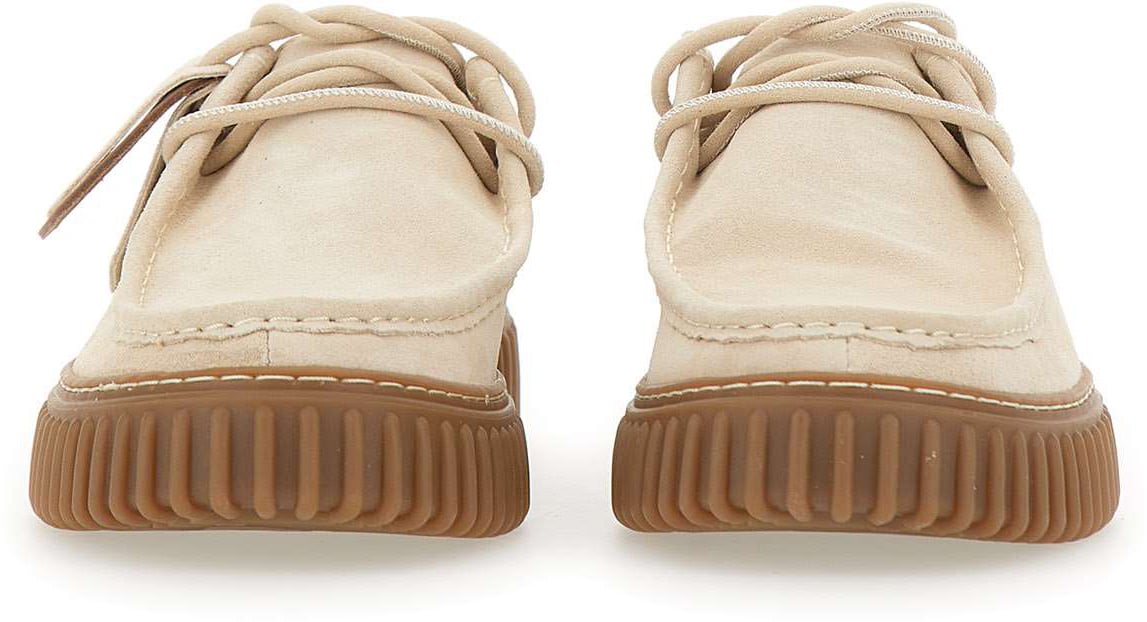 Clarks Original Flat Shoes Beige Beige