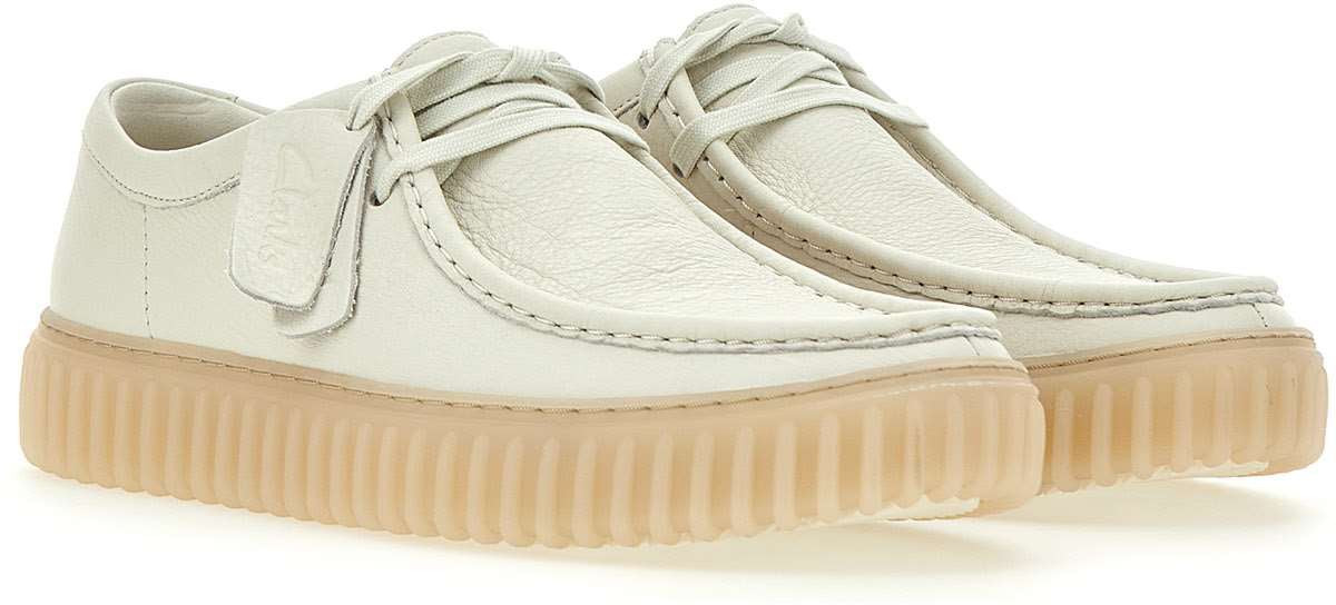 Clarks Original Flat Shoes White Wit