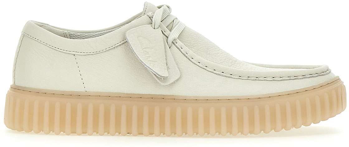 Clarks Original Flat Shoes White Wit