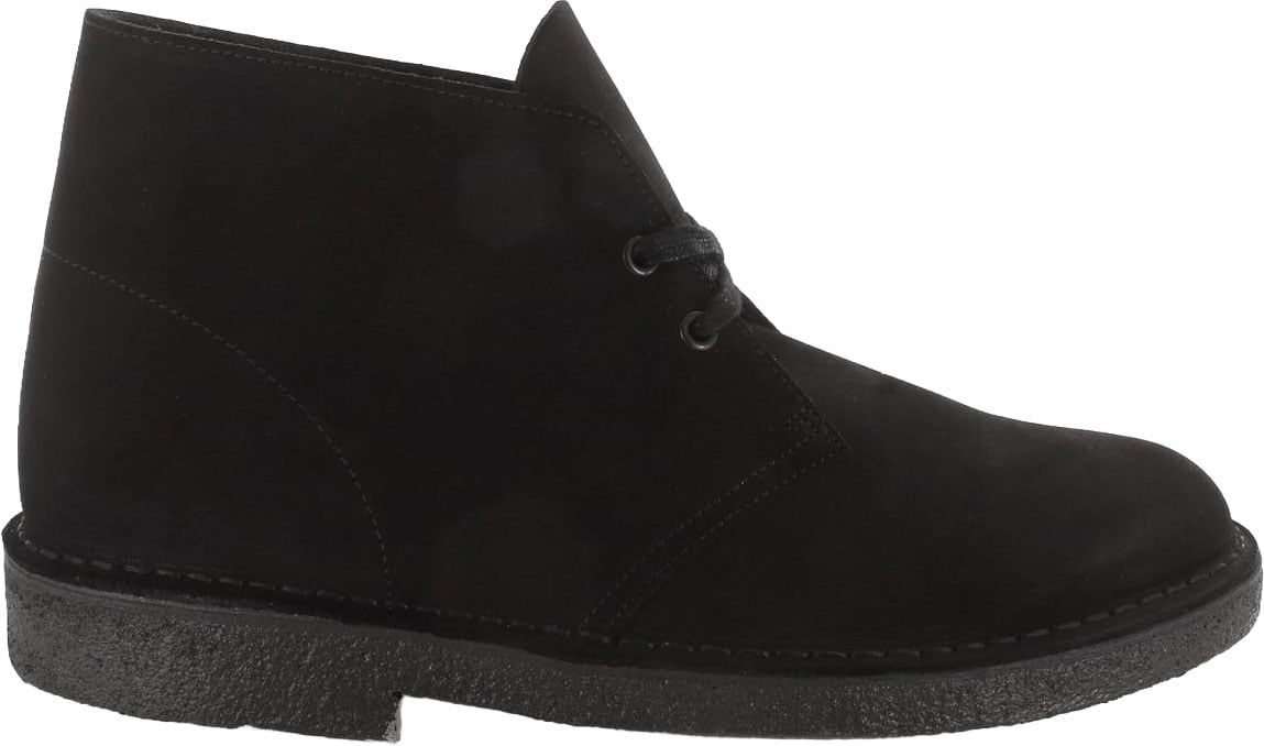 Clarks Original Clarks - Desert Boot suede black Zwart