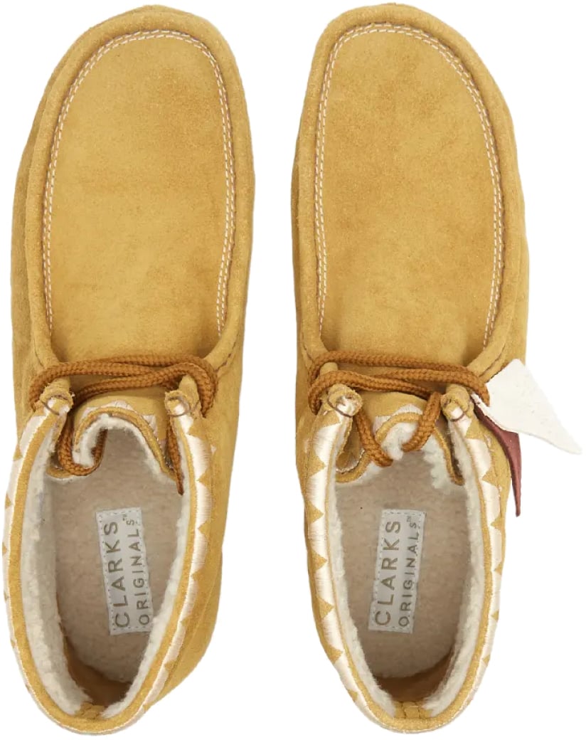 Clarks Original Wallabee Oakmoss Warmlined Boots Bruin