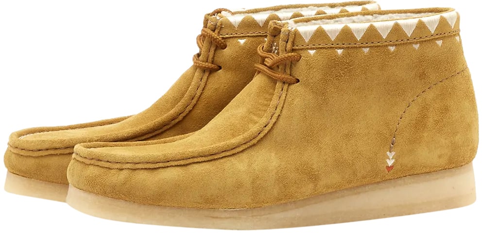 Clarks Original Wallabee Oakmoss Warmlined Boots Bruin