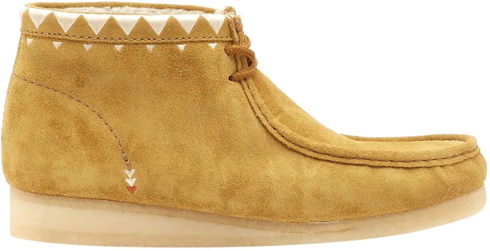 Clarks Original Wallabee Oakmoss Warmlined Boots Bruin