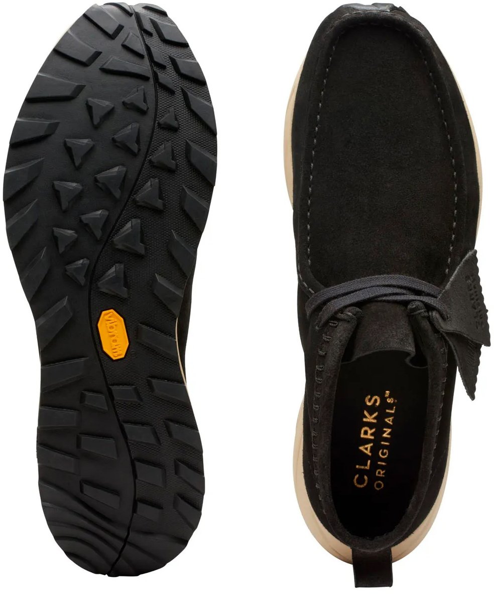 Clarks Original Wallabee Eden Desert Boots Zwart