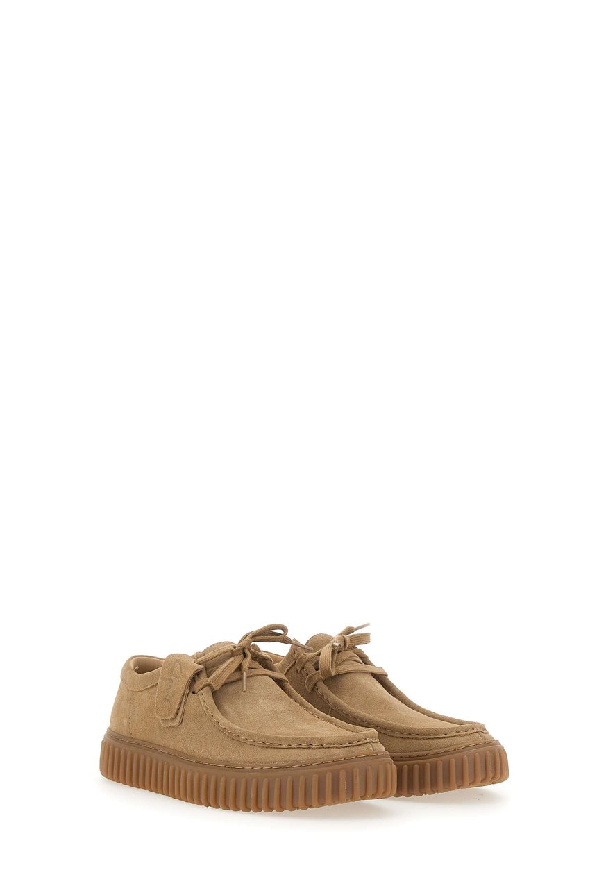 Clarks Original Flat Shoes Beige Beige