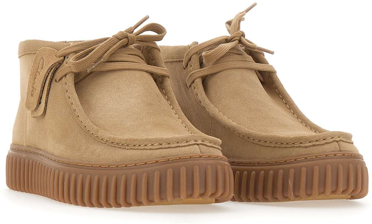 Clarks Original Flat Shoes Beige Beige