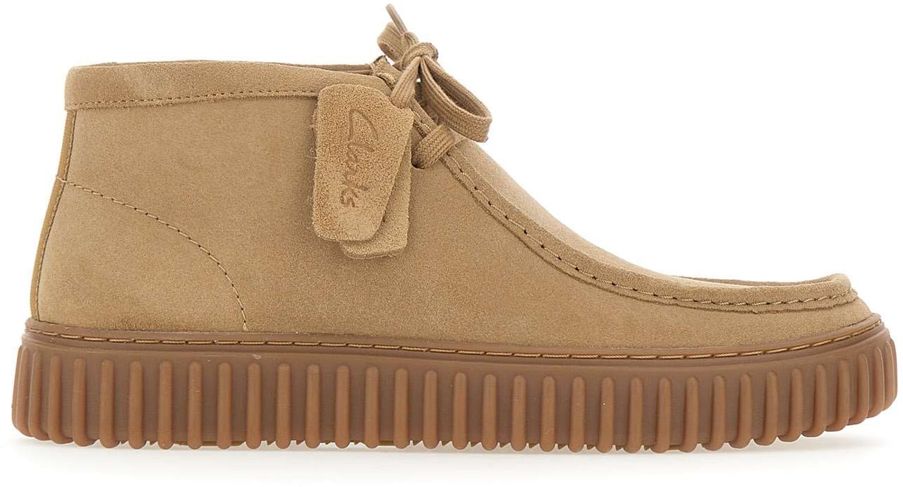 Clarks Original Flat Shoes Beige Beige