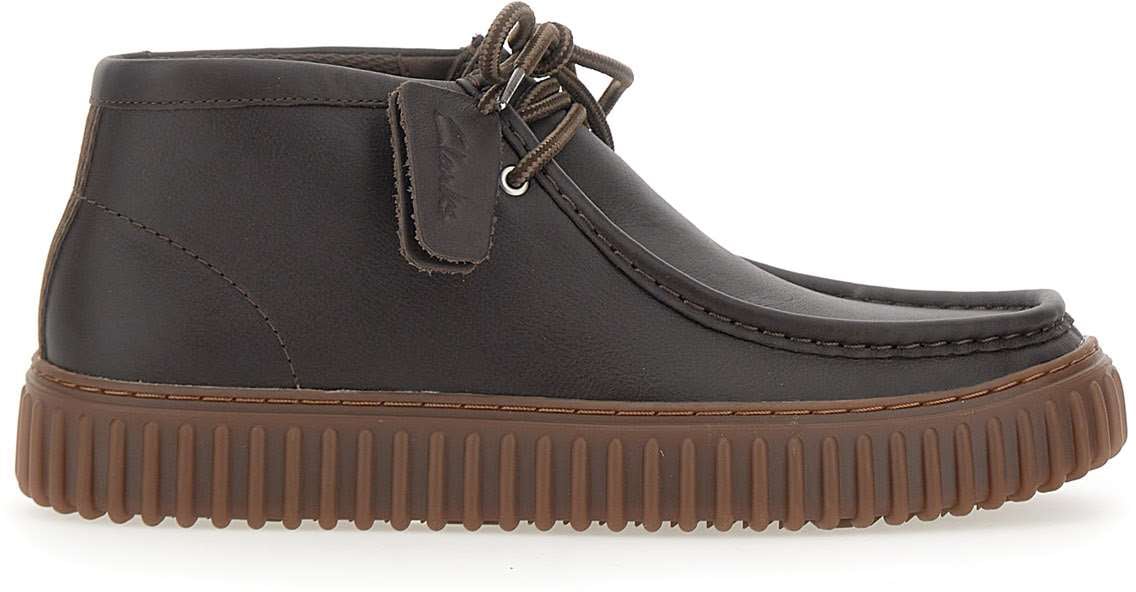 Clarks Original Flat Shoes Brown Bruin