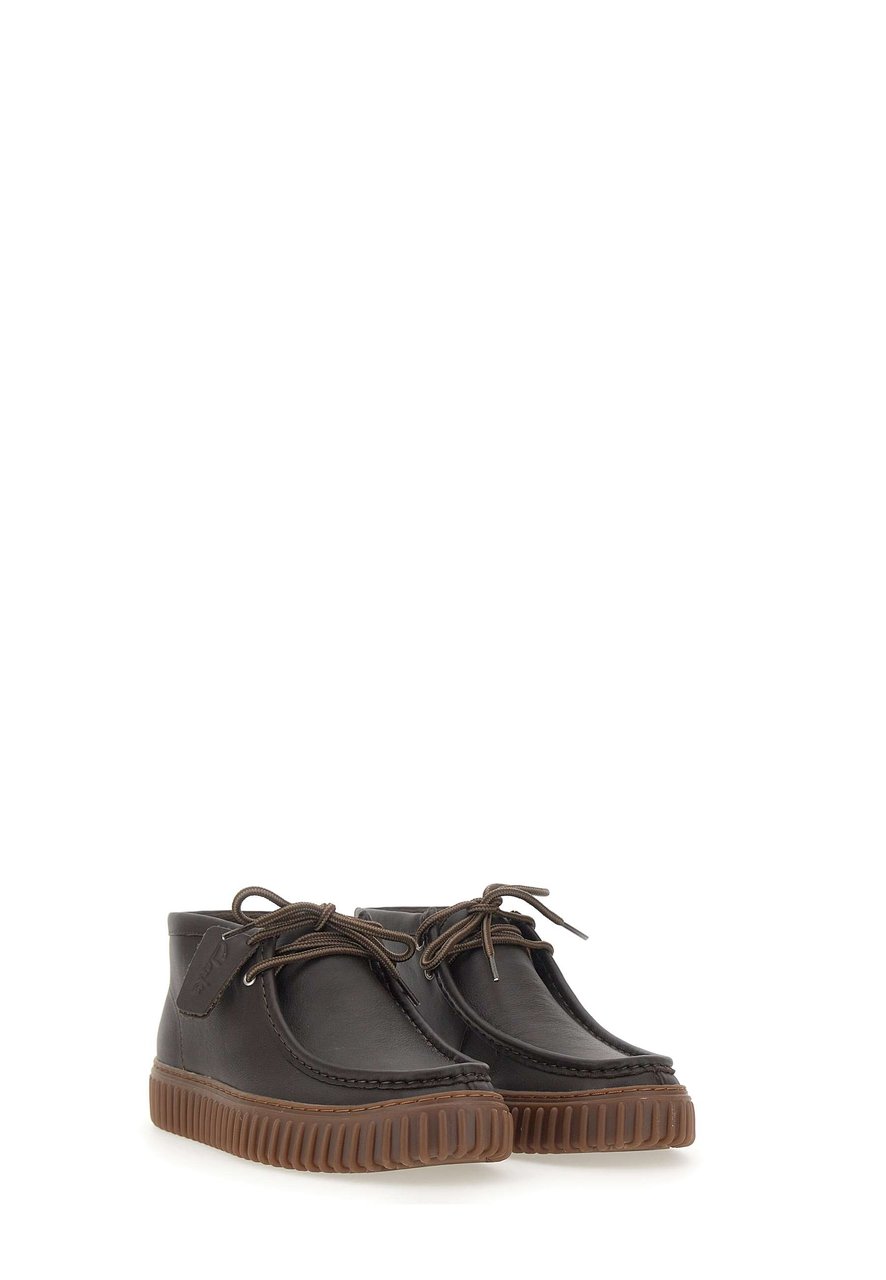 Clarks Original Flat Shoes Brown Bruin