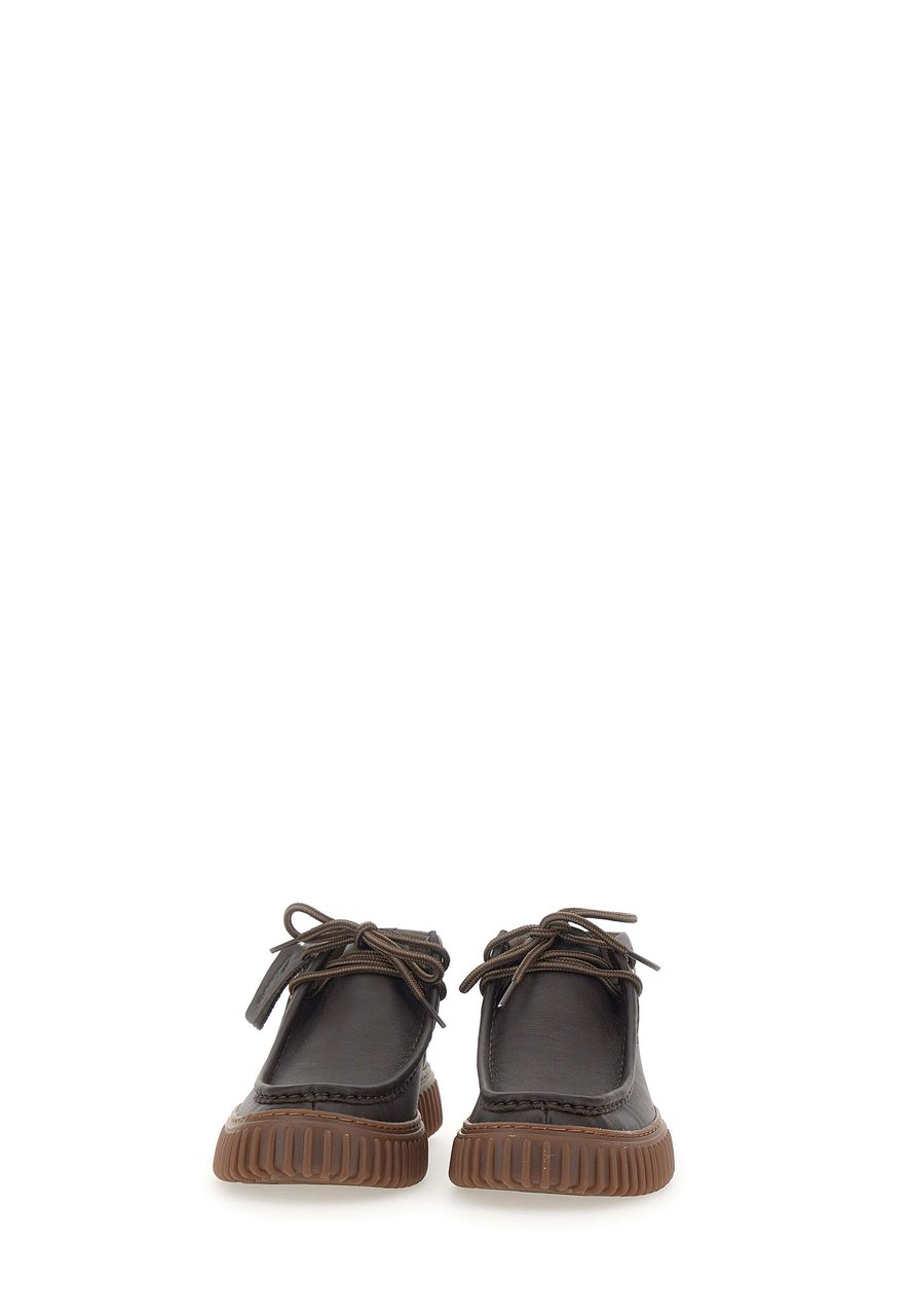 Clarks Original Flat Shoes Brown Bruin