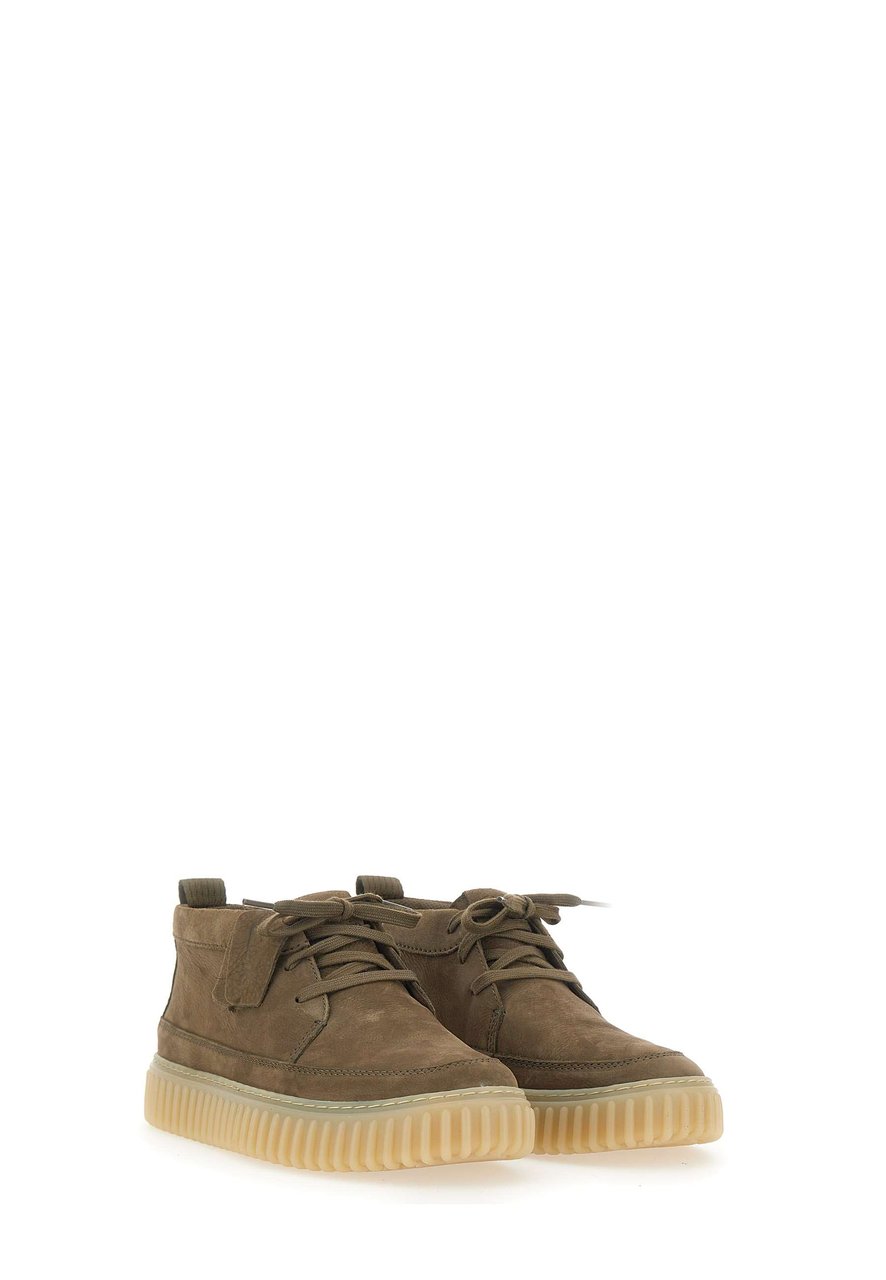 Clarks Original Flat Shoes Green Groen