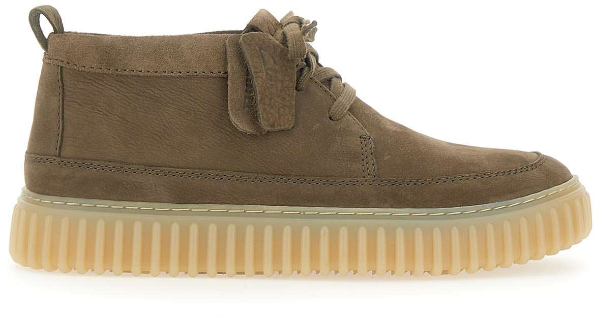 Clarks Original Flat Shoes Green Groen