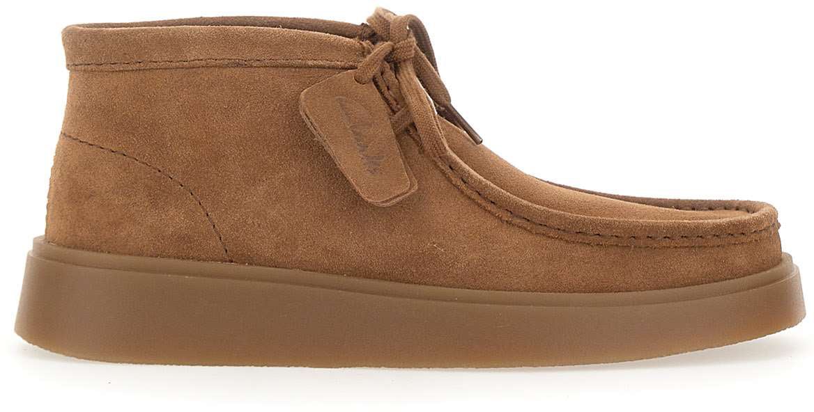 Clarks Original Flat Shoes Brown Bruin