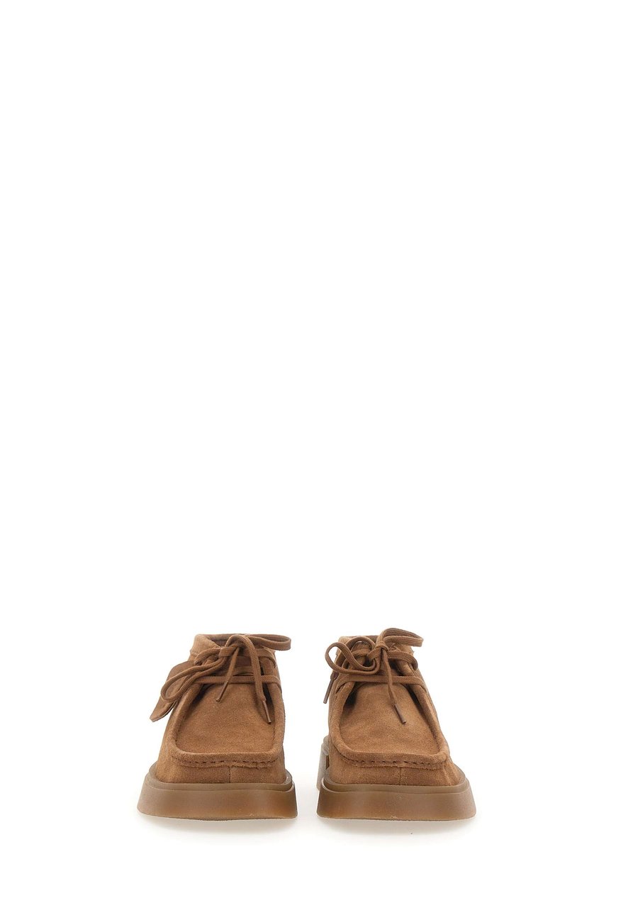 Clarks Original Flat Shoes Brown Bruin