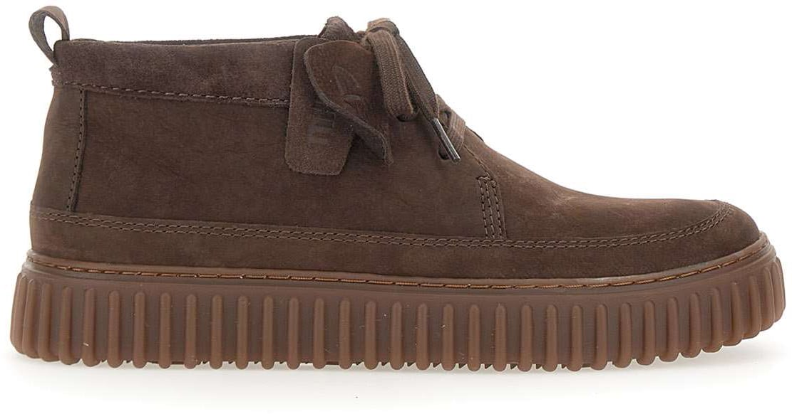Clarks Original Flat Shoes Brown Bruin