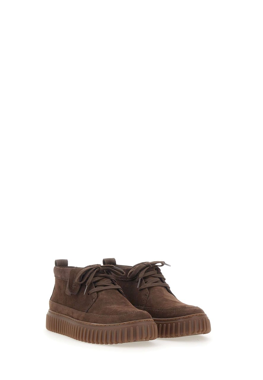 Clarks Original Flat Shoes Brown Bruin