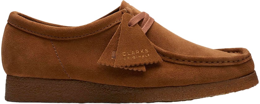 Clarks Original chaussures clarks wallabee suede marron homme Bruin
