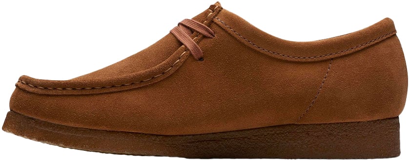 Clarks Original chaussures clarks wallabee suede marron homme Bruin