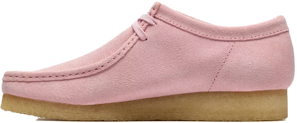 Clarks Original clarks wallabee cuir suede rose Roze