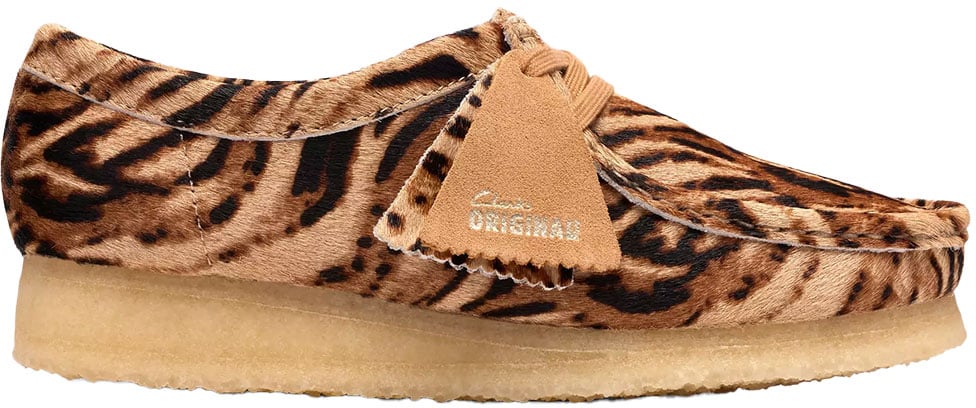 Clarks Original clarks wallabee cuir suede tigre Bruin