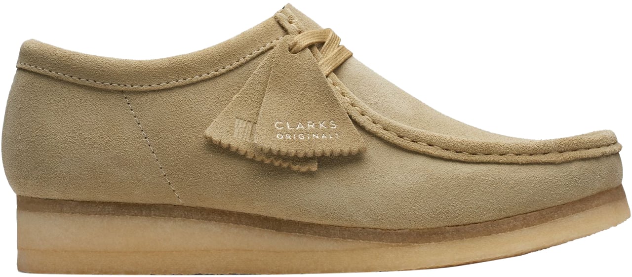 Clarks Original Sneakers Wallabee Suede Maple Divers
