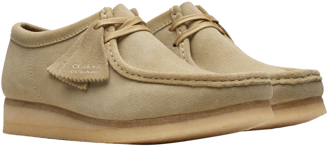 Clarks Original Sneakers Wallabee Suede Maple Divers
