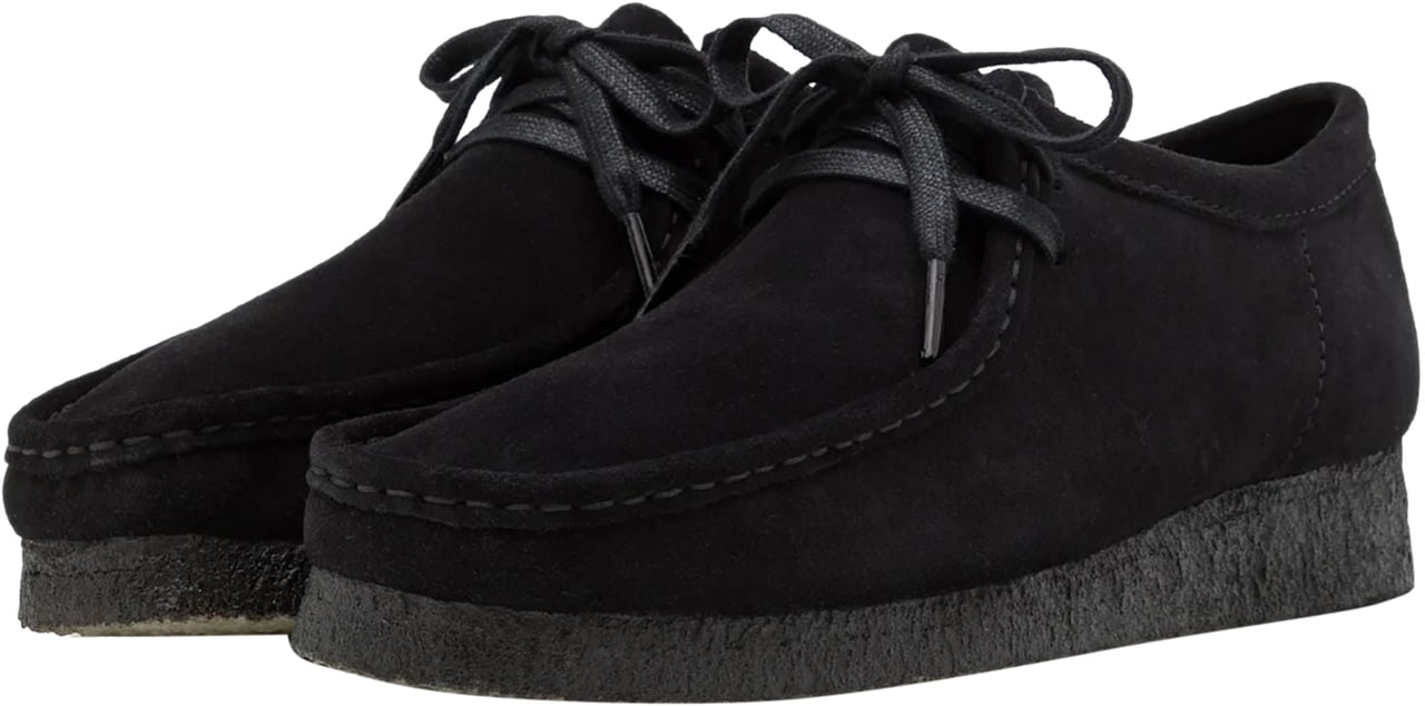 Clarks Original Sneakers Wallabee Suede Nere Divers