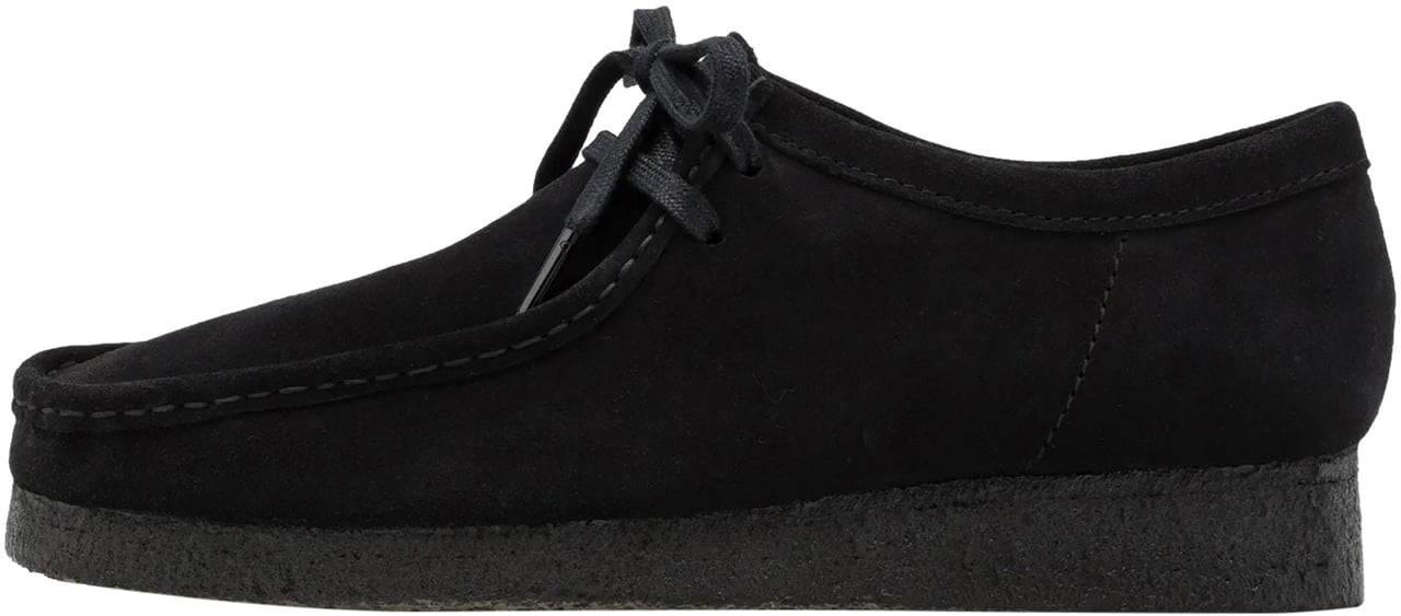 Clarks Original Sneakers Wallabee Suede Nere Divers