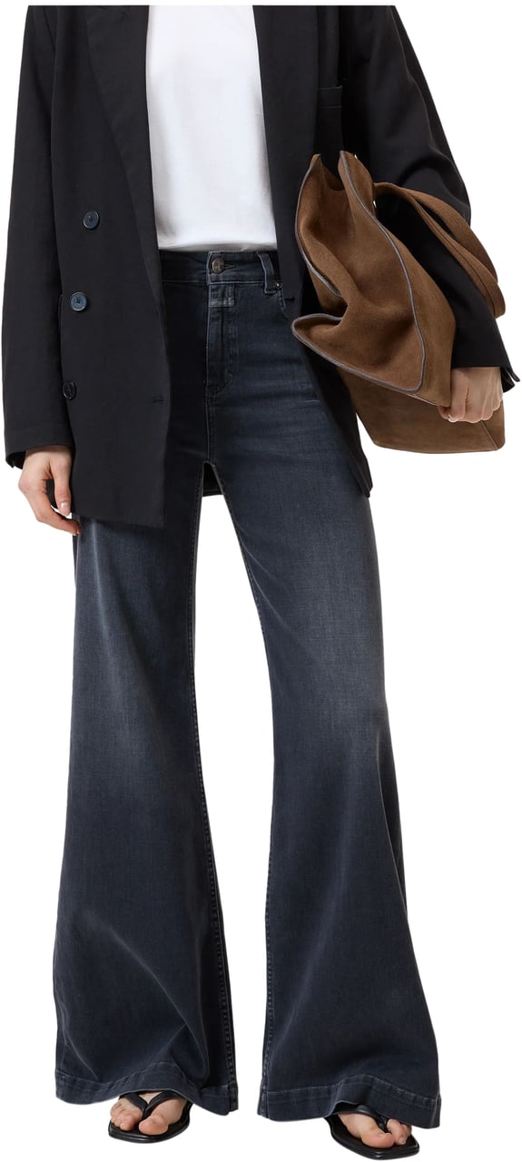 Closed Closed Glow Up Jeans Donkergrijs C21004-03n-3b Grijs