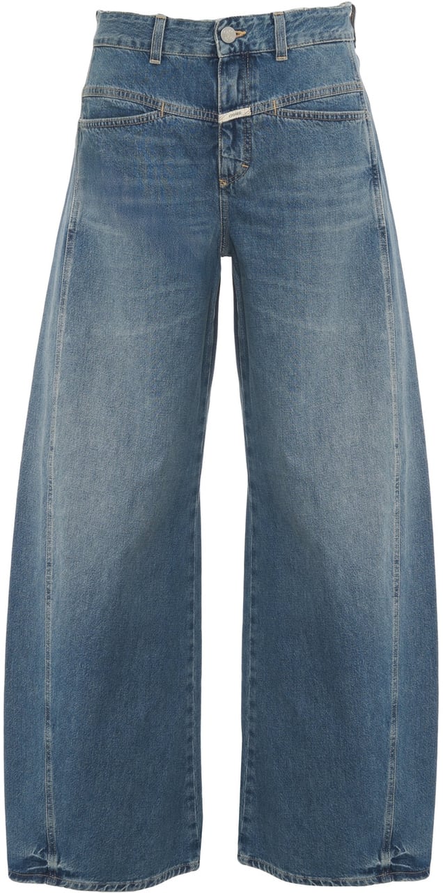 Closed Wide leg jeans 'Tori' Blauw