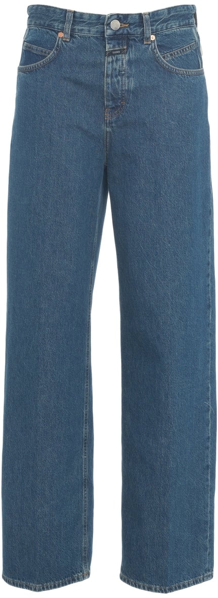 Closed Wide leg jeans 'Nikka' Blauw