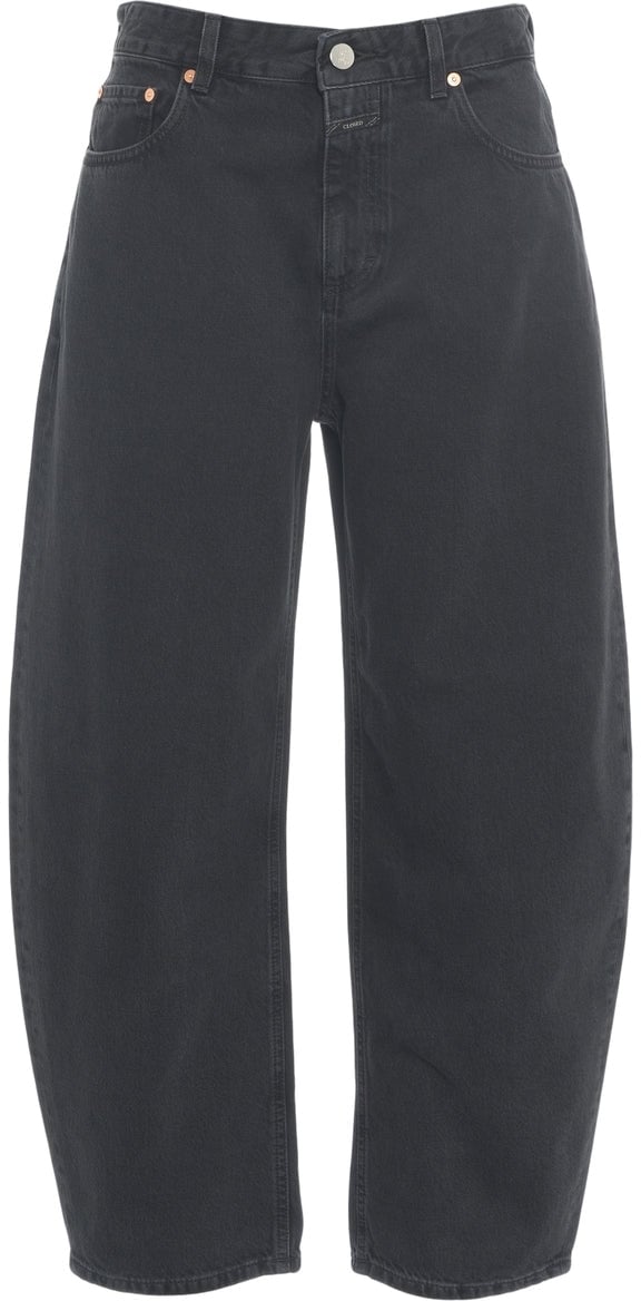 Closed Wide leg jeans 'Jazzie' Zwart