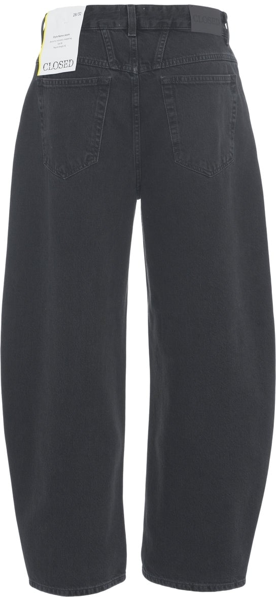 Closed Wide leg jeans 'Jazzie' Zwart