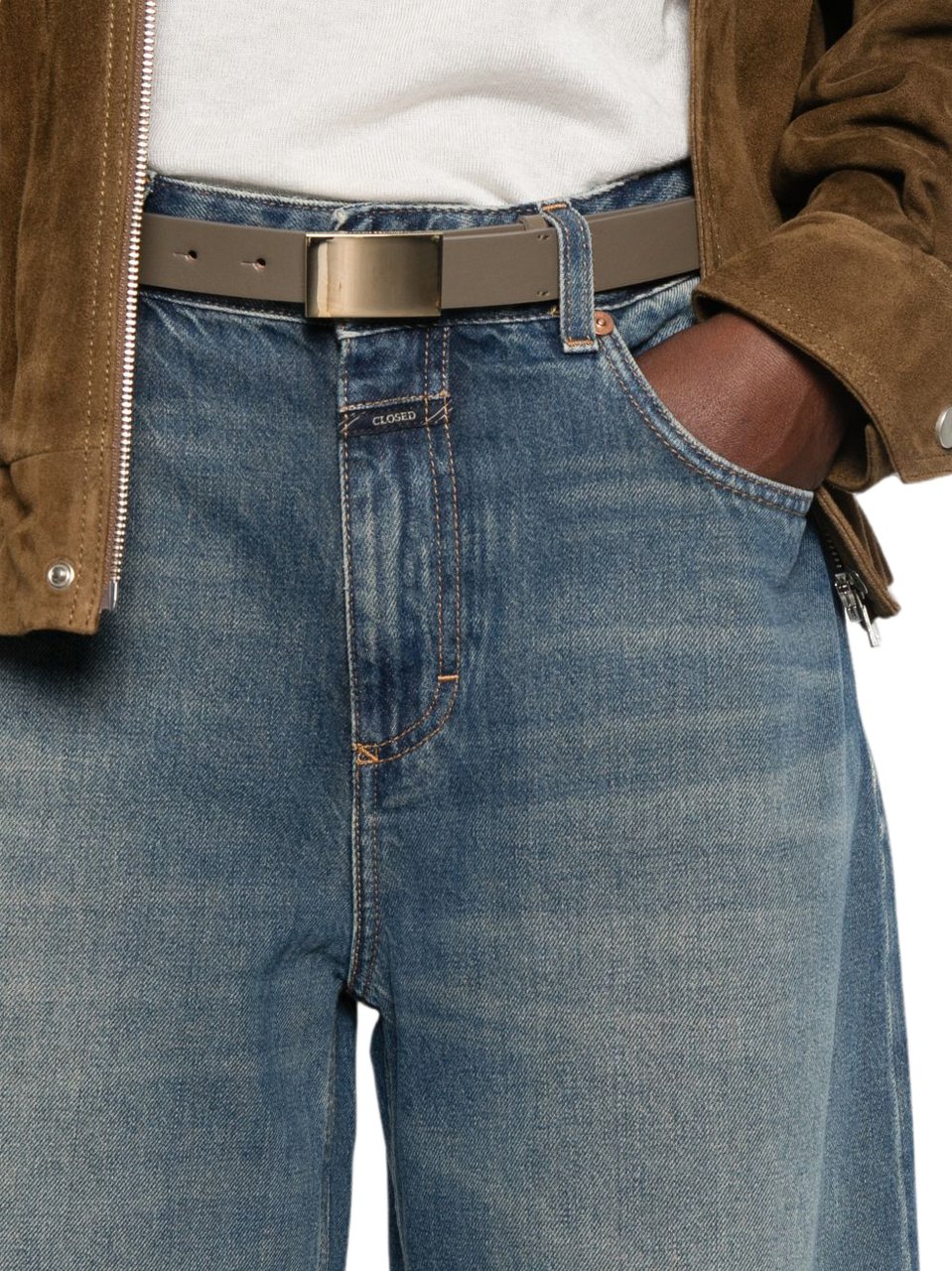 Closed Jeans Navy Blauw