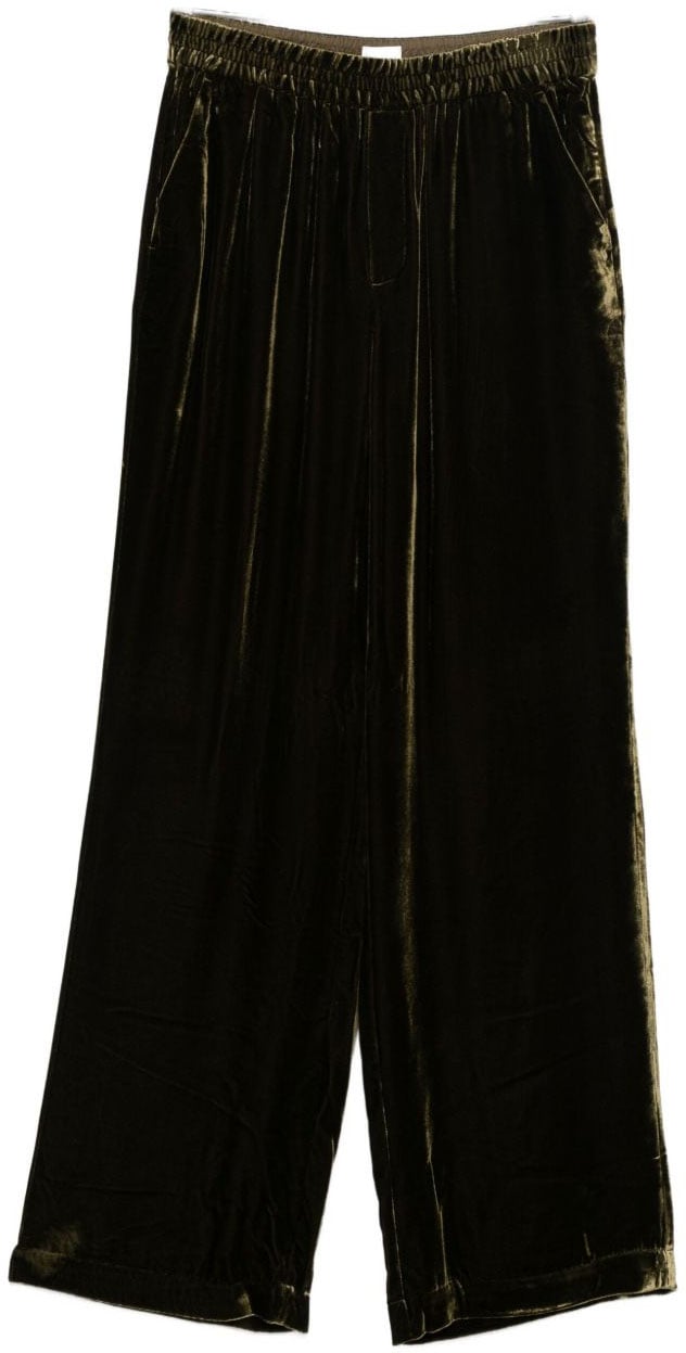 Closed Trousers Green Groen