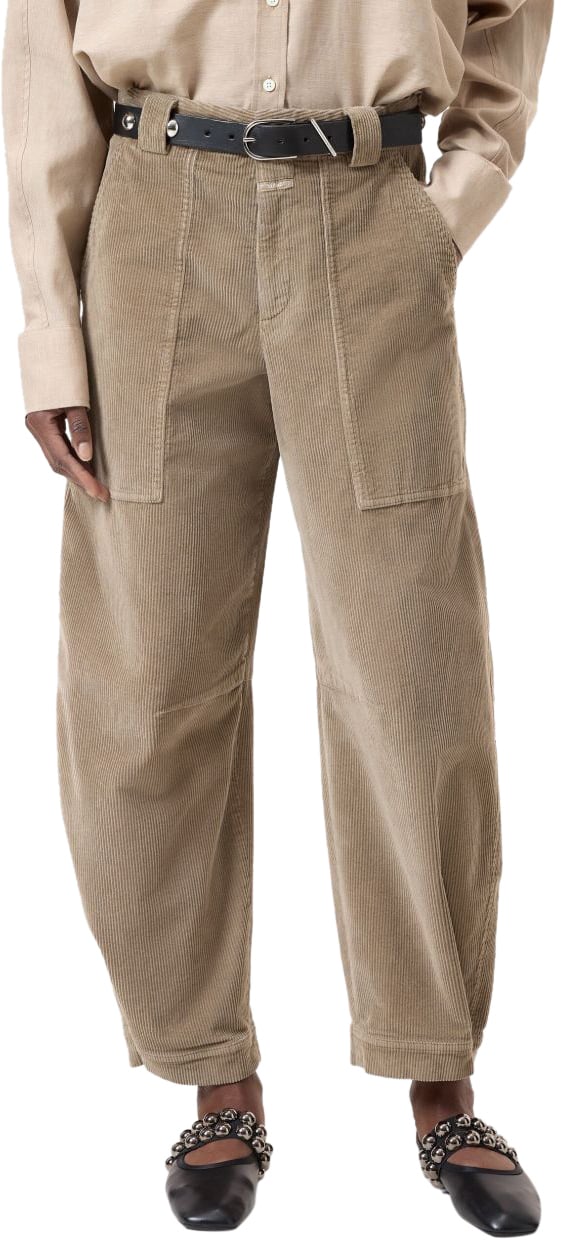 Closed Trousers Beige Beige