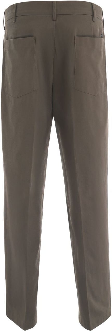 Closed Cotton chino pants Groen