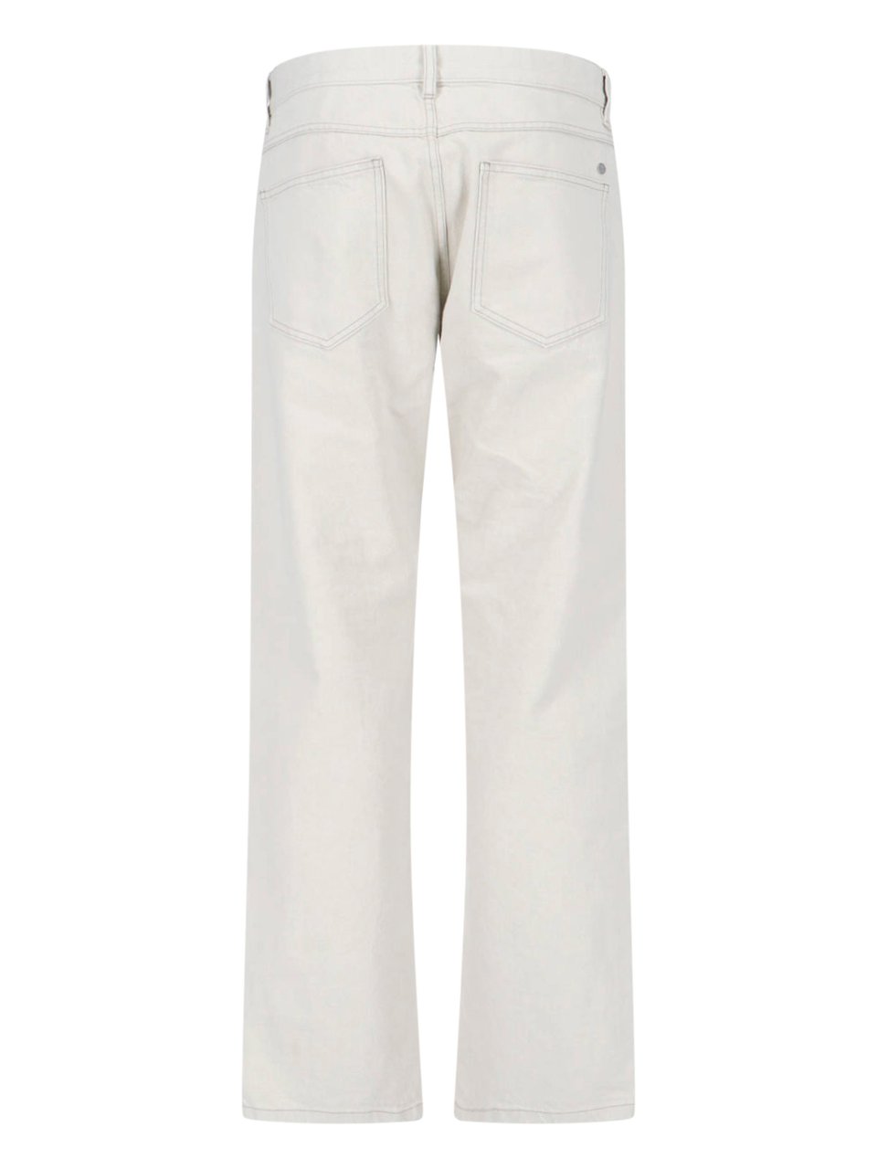 Closed Grey Straight-Leg Cotton Denim Jeans Grijs