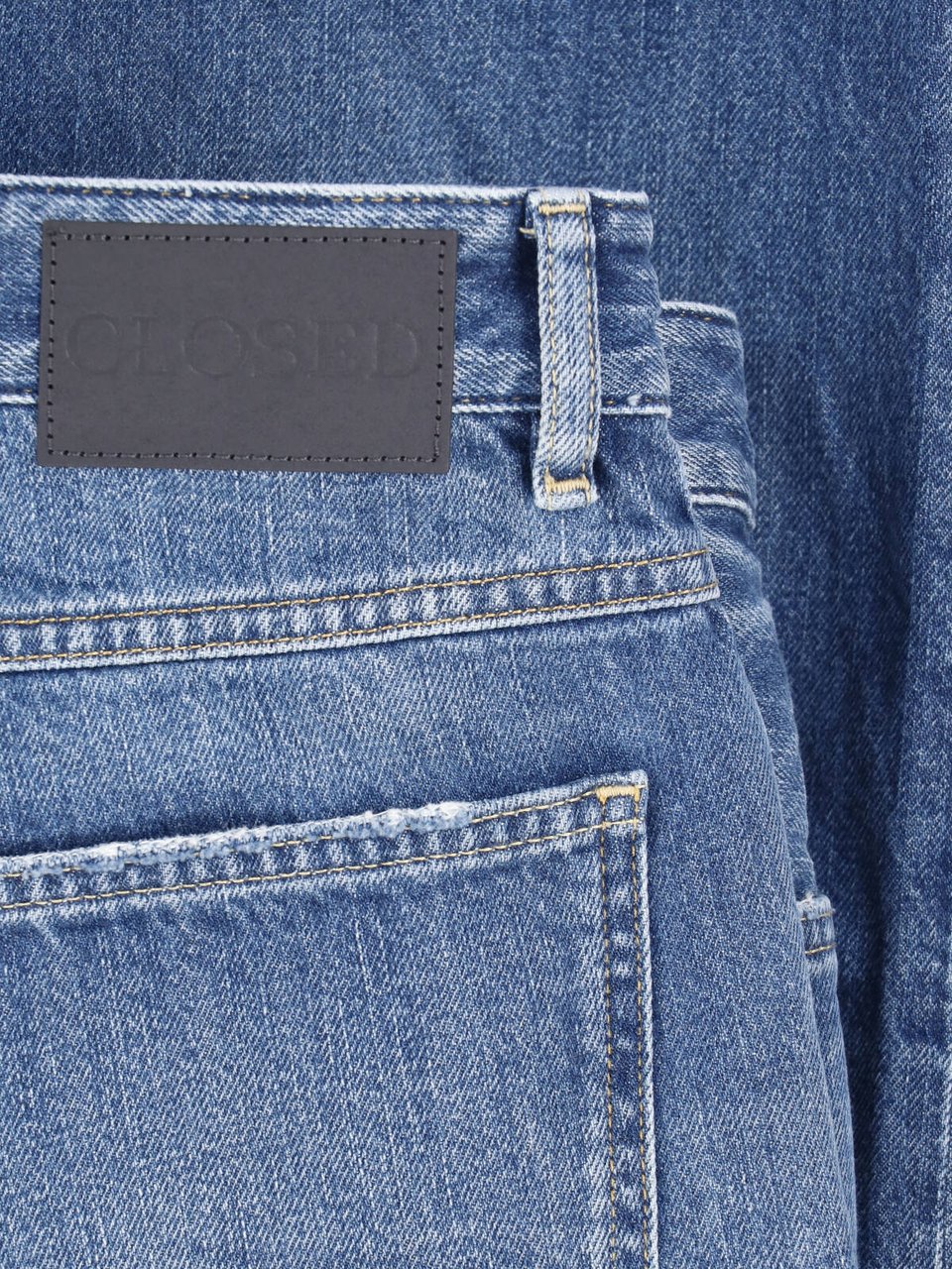 Closed Blue Springdale Straight-Leg Denim Jeans Blauw