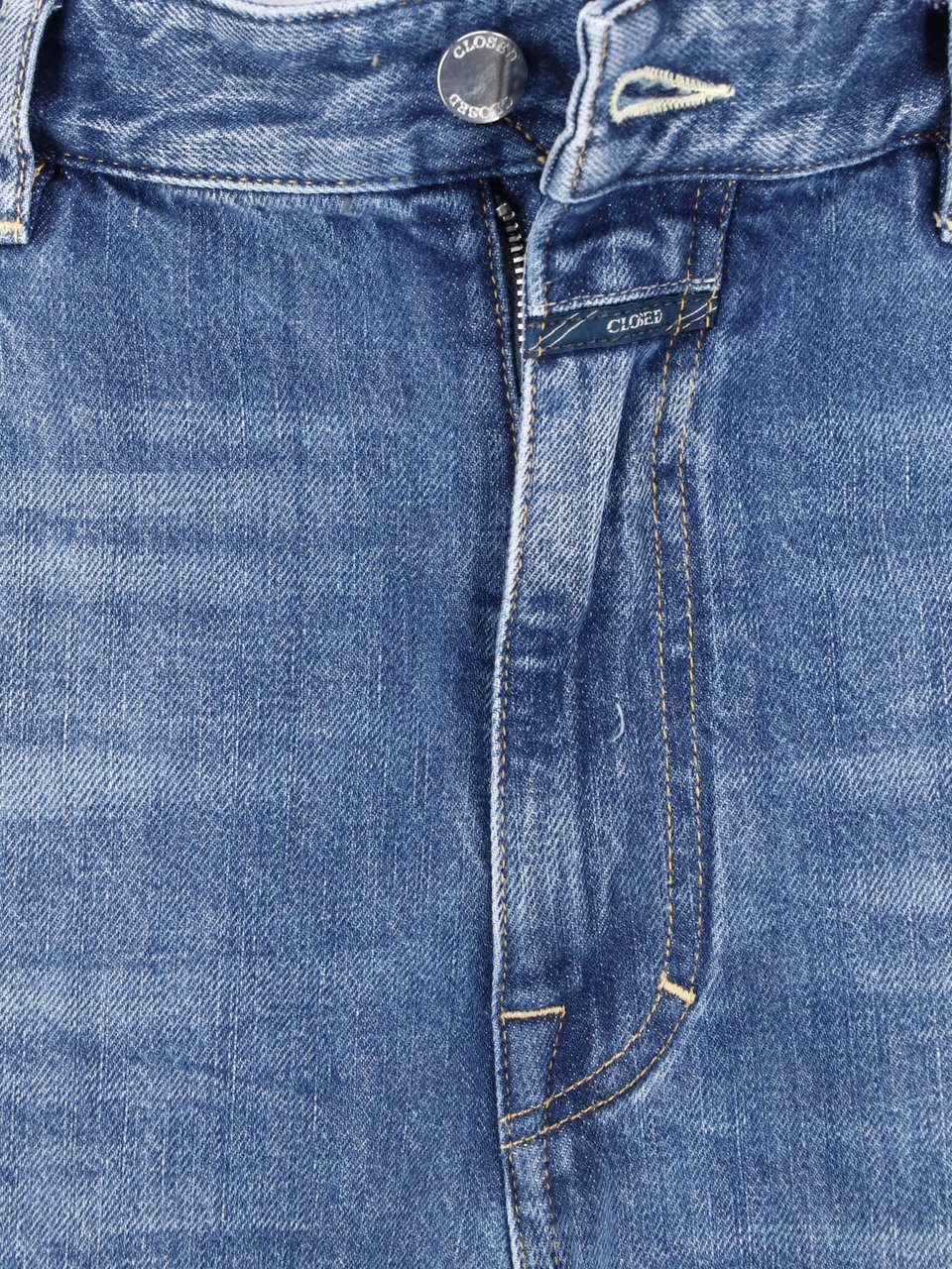 Closed Blue Springdale Straight-Leg Denim Jeans Blauw