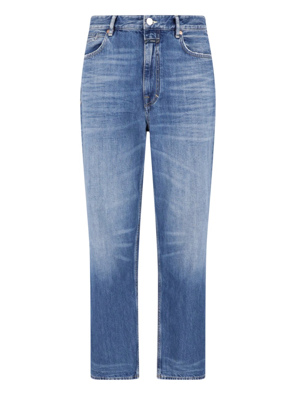 Closed Blue Springdale Straight-Leg Denim Jeans Blauw