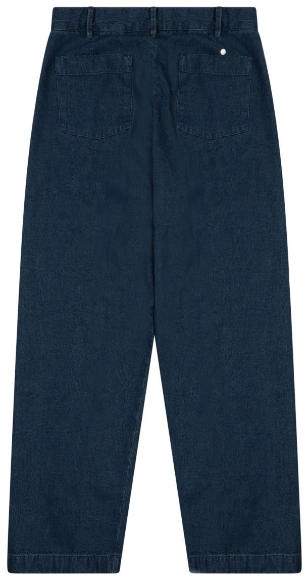 Closed Relaxed Wide-Leg Denim Pants Zwart