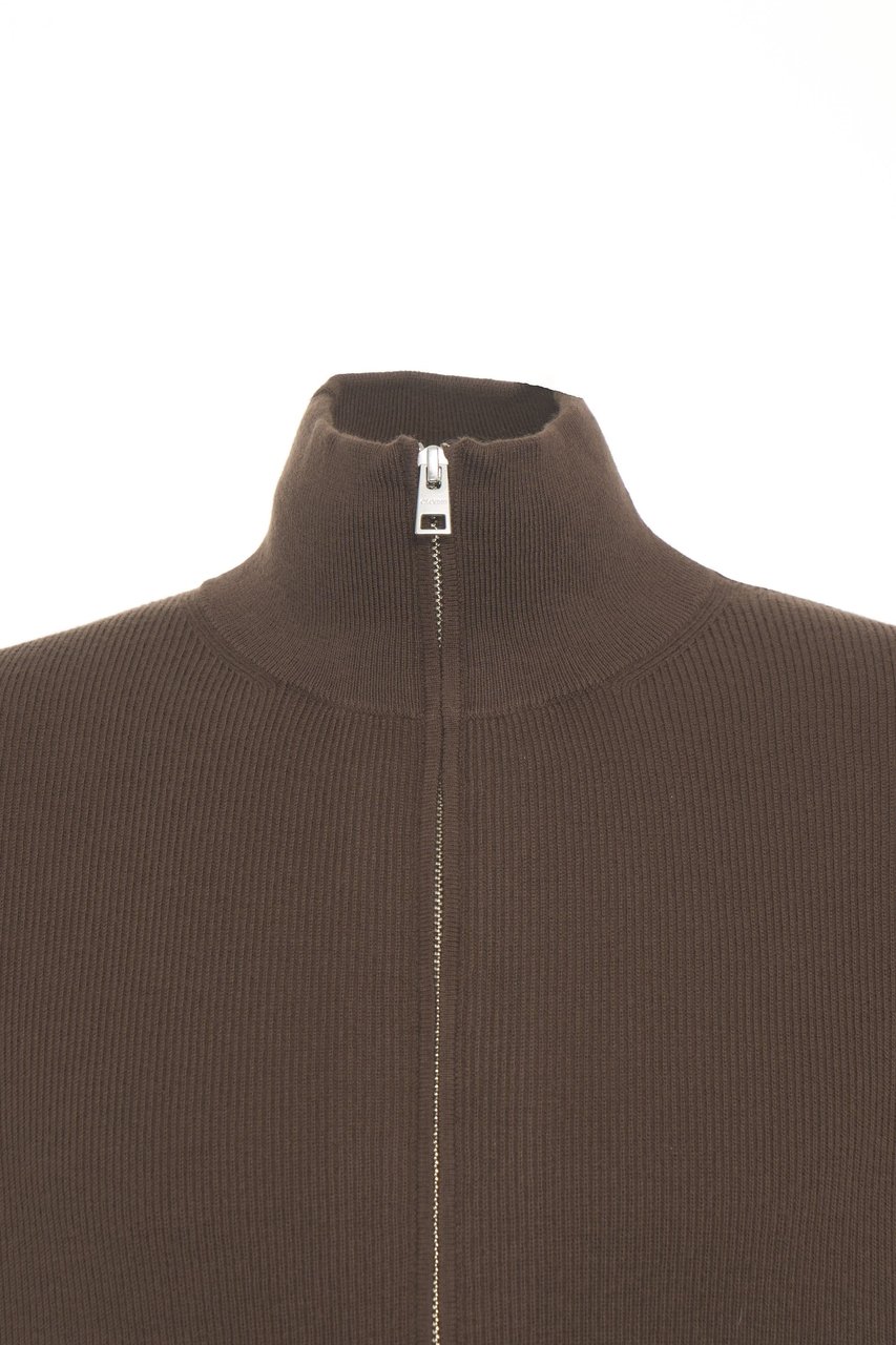 Closed Cardigan with zipper Bruin