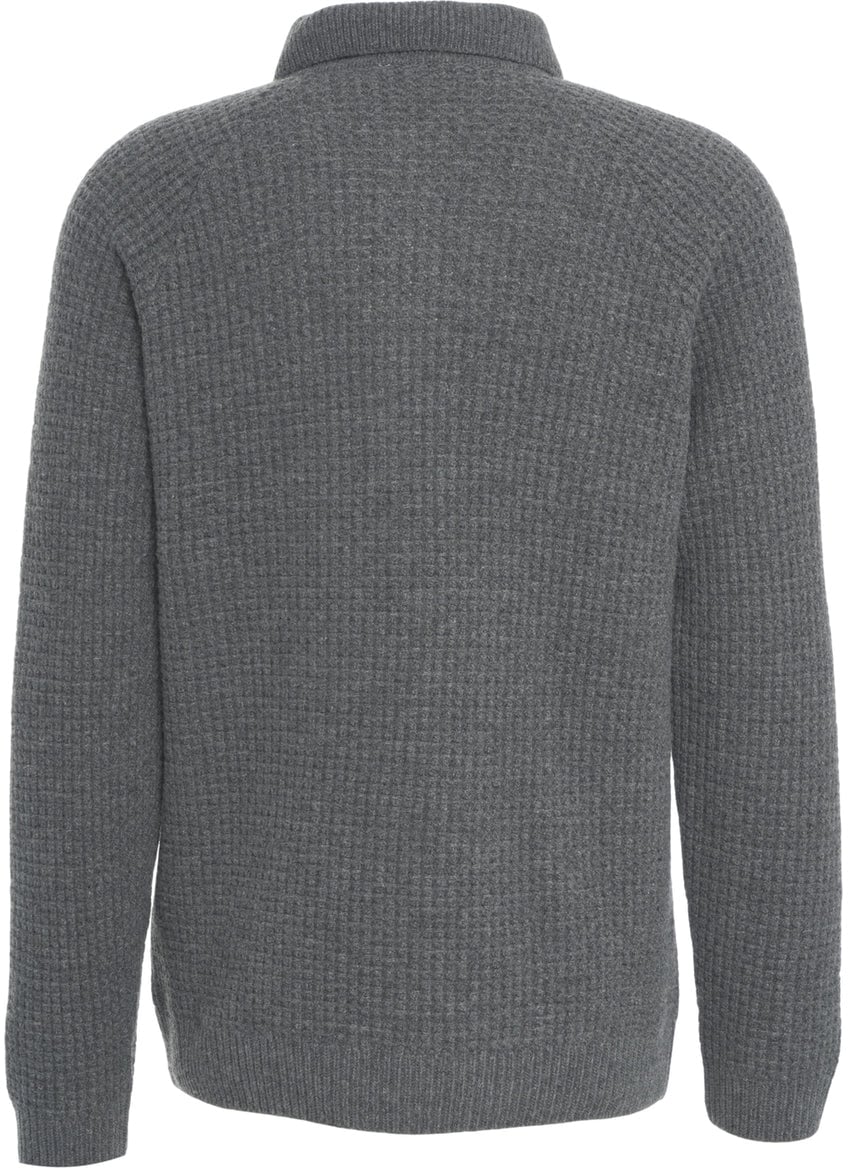 Closed Ribbed knit polo Grijs