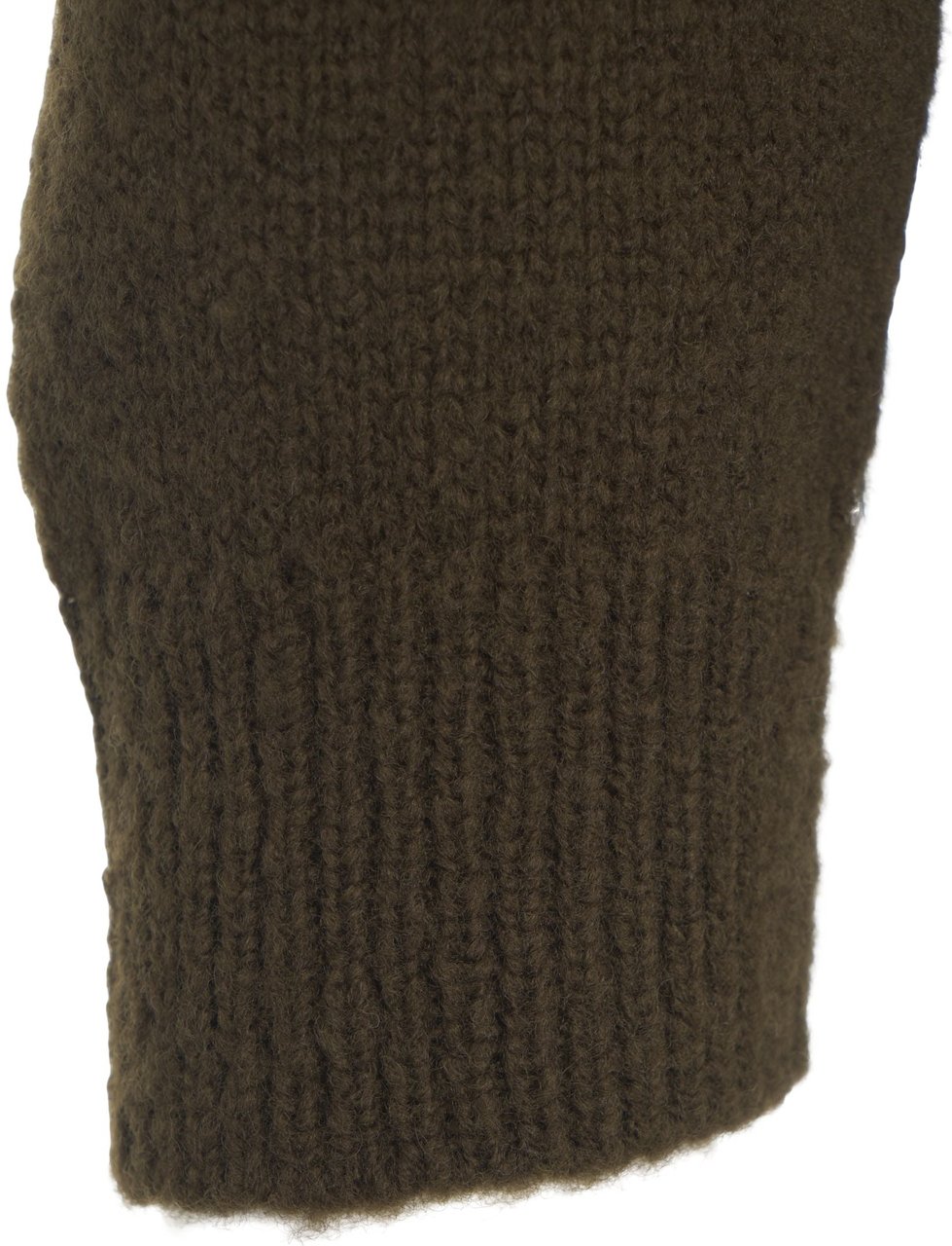 Closed Sweater with Norwegian pattern Bruin