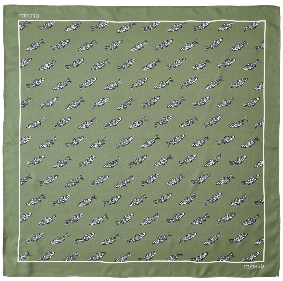 Closed Scarfs Green Groen